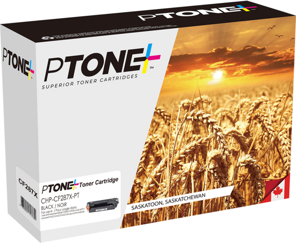 Ptone® – Cartouche toner 87X noire rendement élevé (CF287X) – Qualité Supérieur. - S.O.S Cartouches inc.