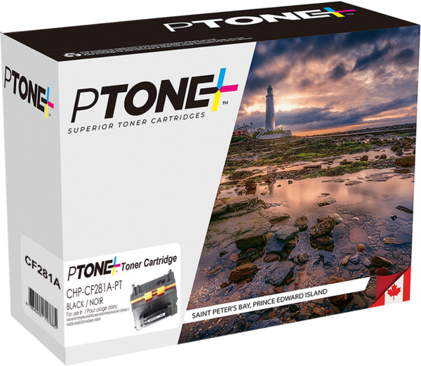 Ptone® – Cartouche toner 81A noire rendement standard (CF281A) – Qualité Supérieur. - S.O.S Cartouches inc.