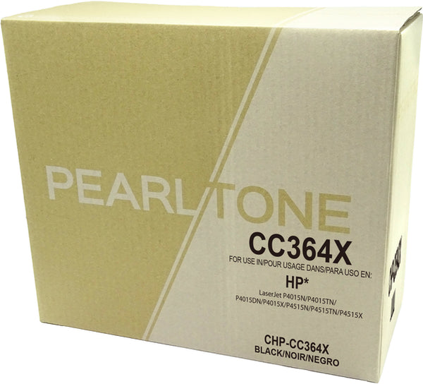 Pearltone® – Cartouche toner 64X noire rendement élevé (CC364X) – Modèle économique. - S.O.S Cartouches inc.