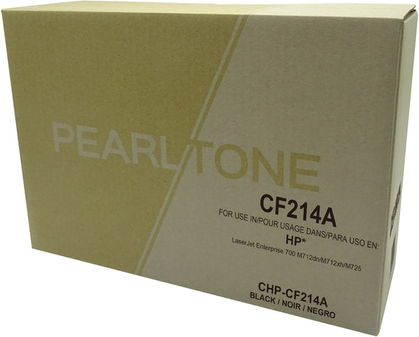 Pearltone® – Cartouche toner 14A noire rendement standard (CF214A) – Modèle économique. - S.O.S Cartouches inc.