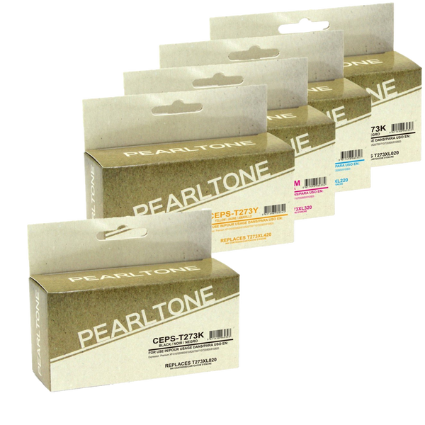 Pearltone® – Cartouche d'encre 277XL BK/BK/C/M/Y/LC/LM rendement élevé paq.6 (T277XLCL5) – Modèle économique. - S.O.S Cartouches inc.