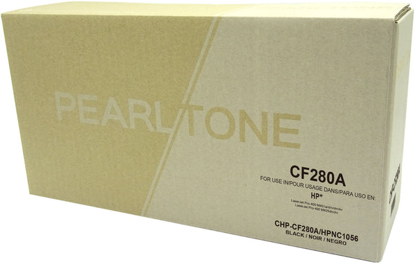 Pearltone® – Cartouche toner 80A noire rendement standard (CF280A) – Modèle économique. - S.O.S Cartouches inc.