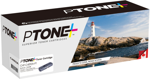 Ptone® – Cartouche toner 92A noire rendement standard (C4092A) – Qualité Supérieur. - S.O.S Cartouches inc.